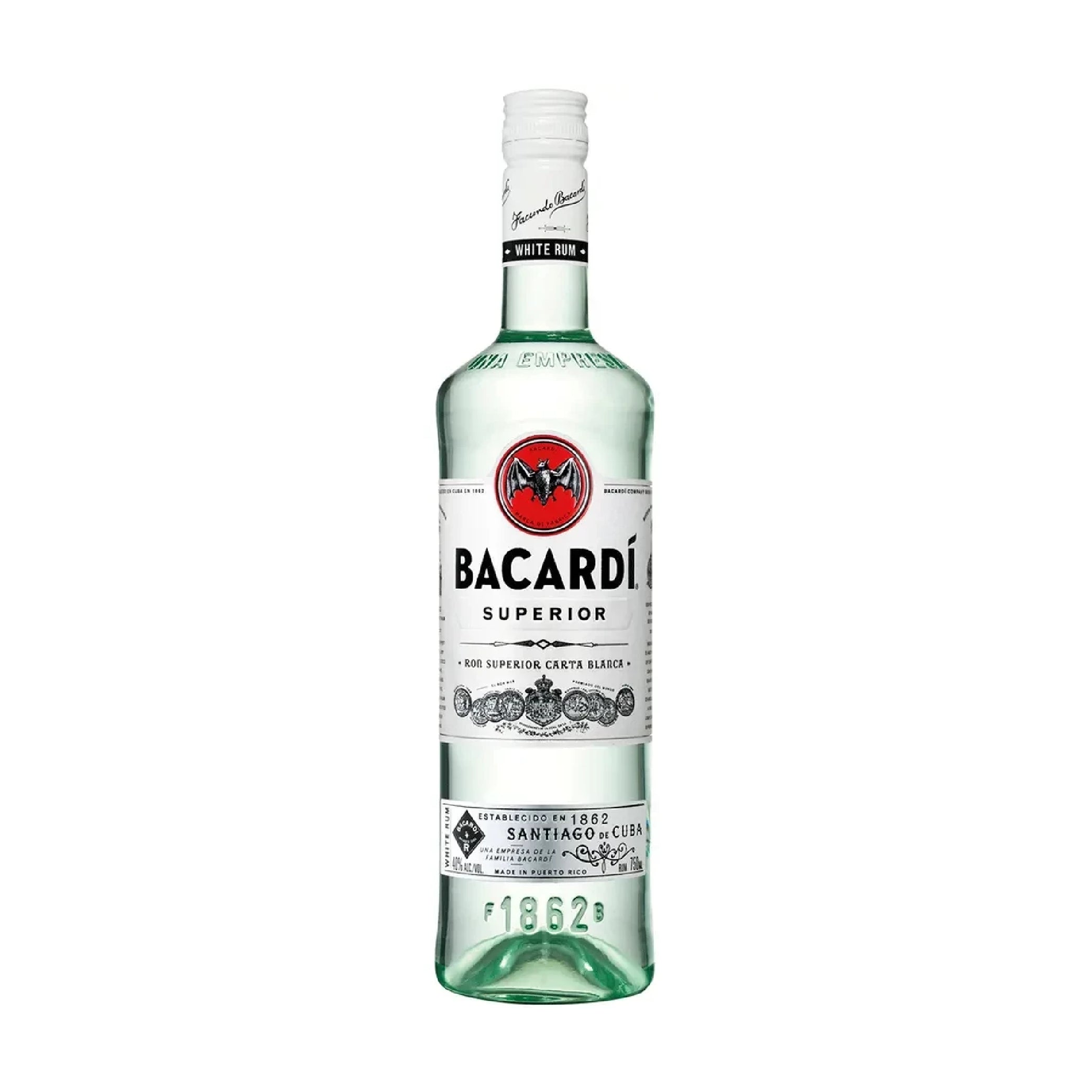 Bacardi Carta Blanca White Rum 75cl