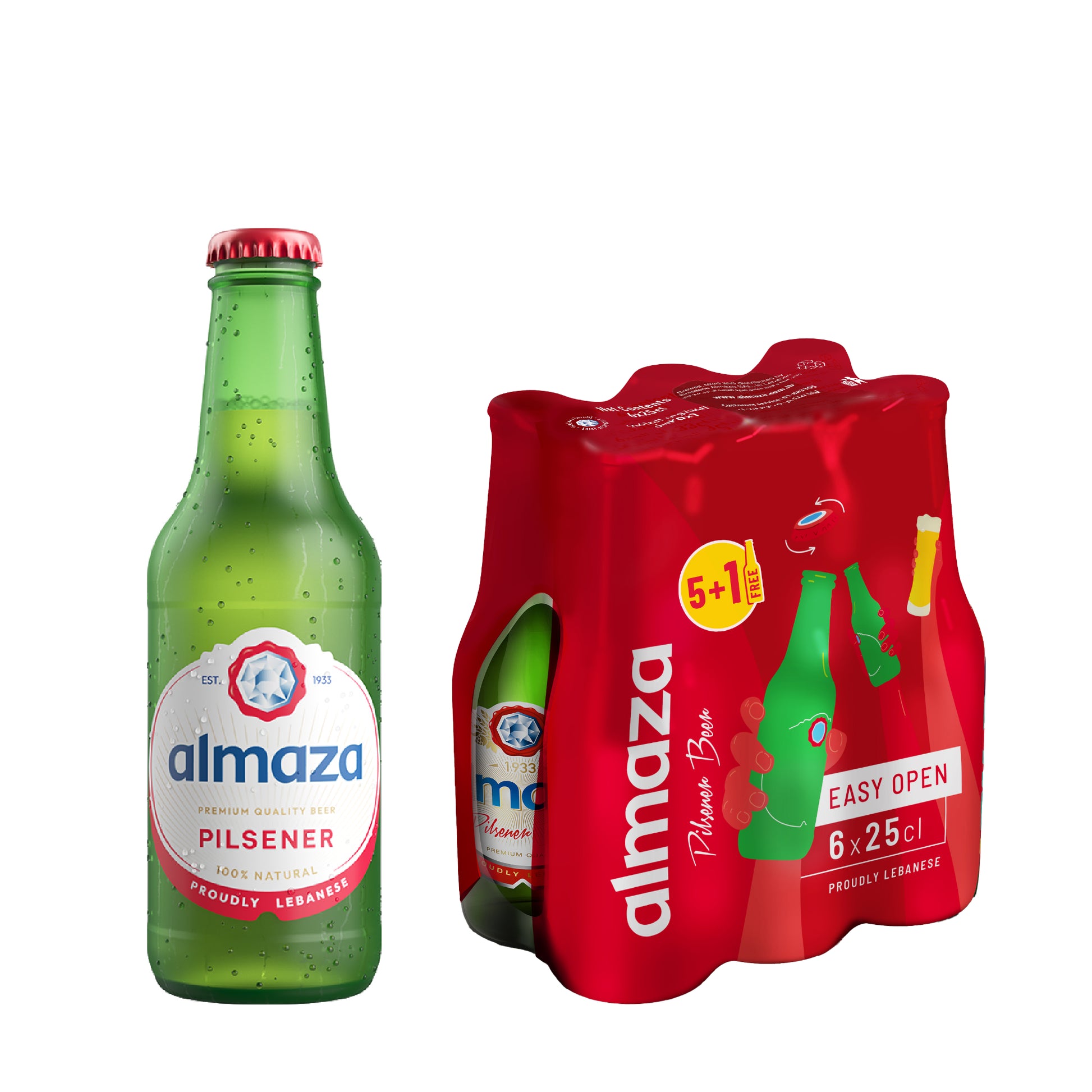 Almaza Pilsner - Pack of 6 x 25cl