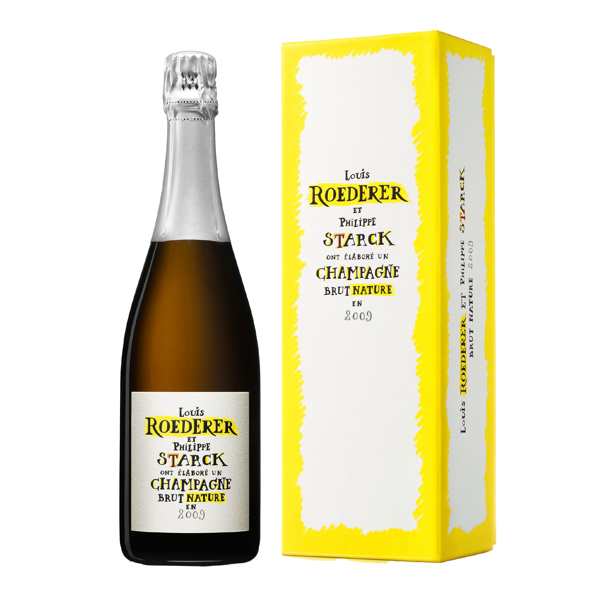 Champagne Roederer Brut Nature Zero Dosage Cuvée Starck 2009