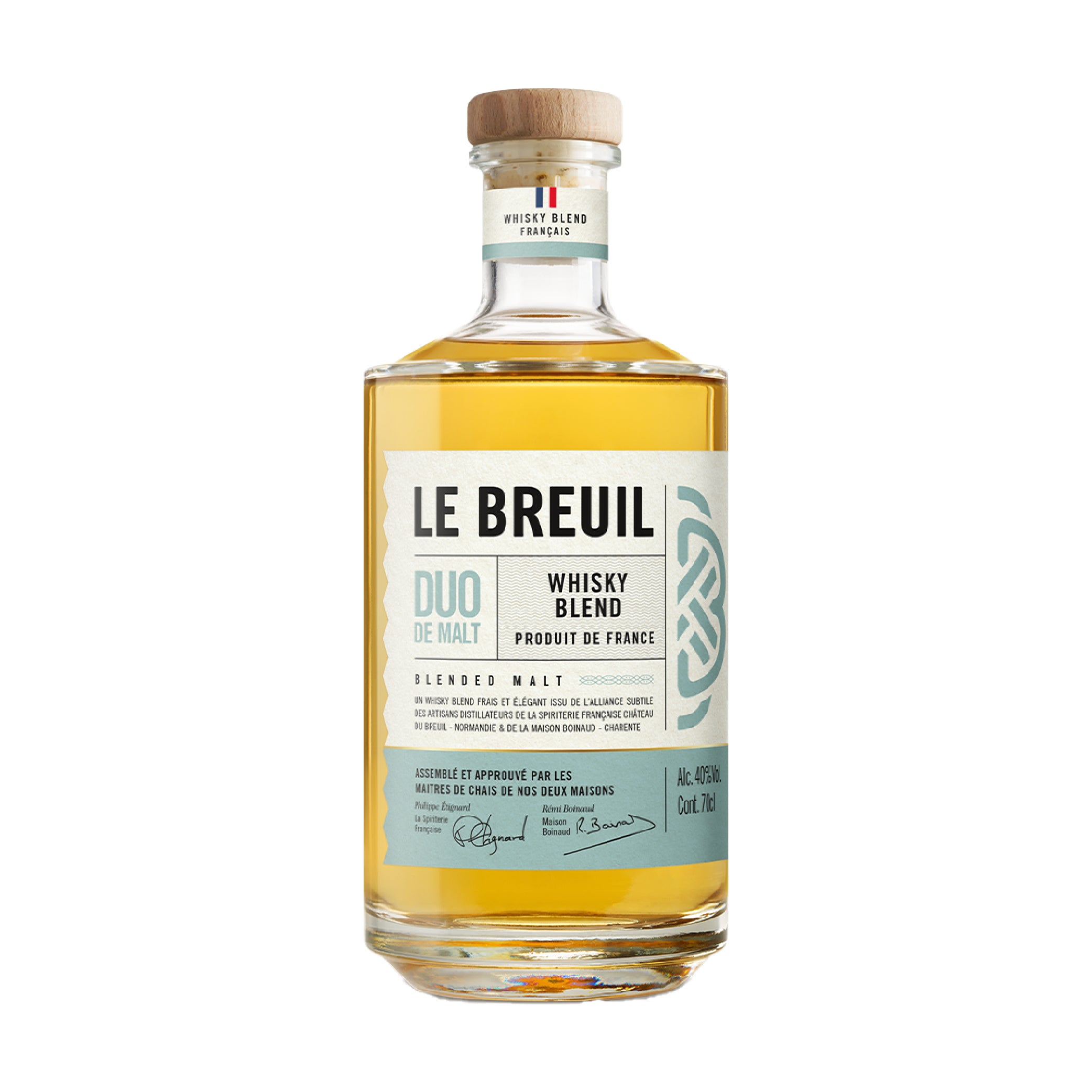 Le Breuil Duo De Malt Classic Blended Malt French Whisky 70cl