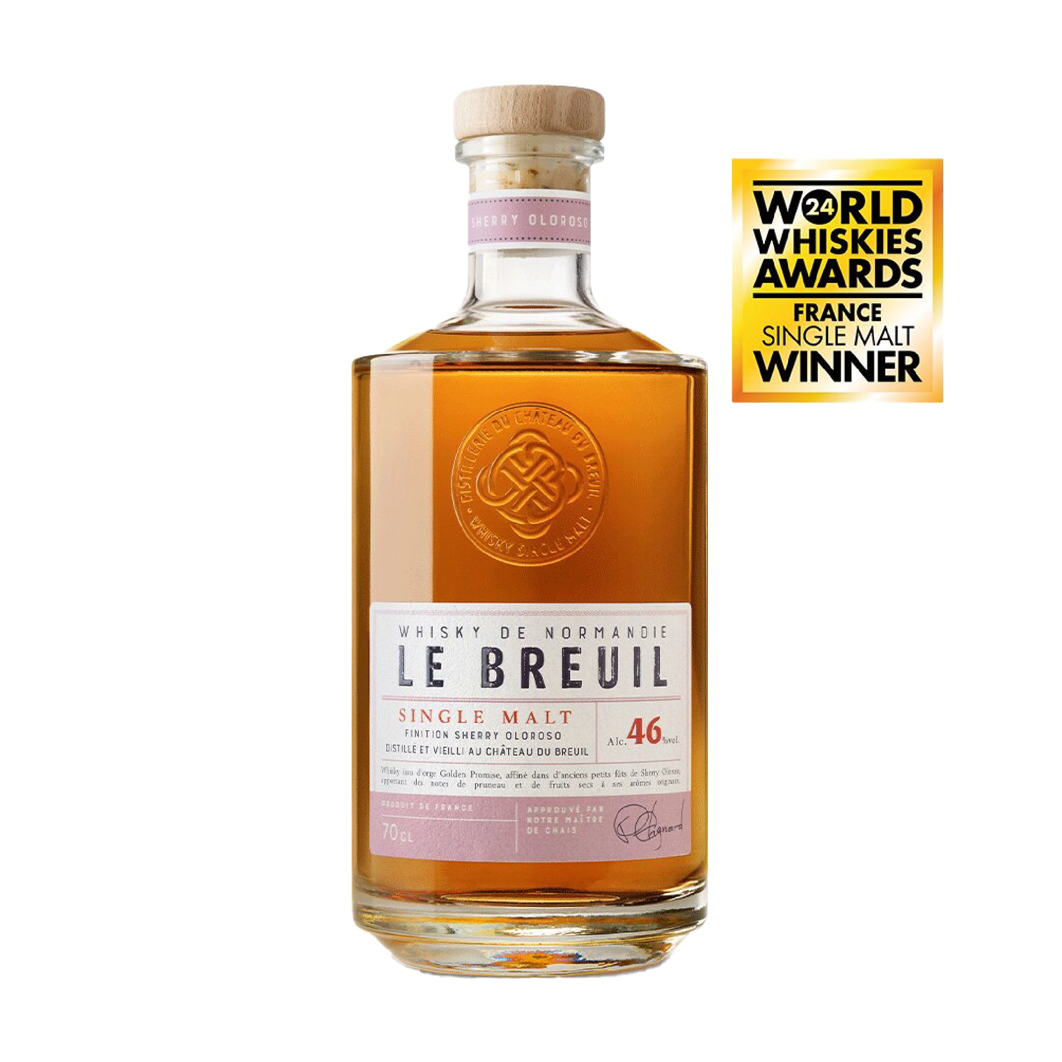 Le Breuil Sherry Oloroso Single Malt French Whisky 70cl