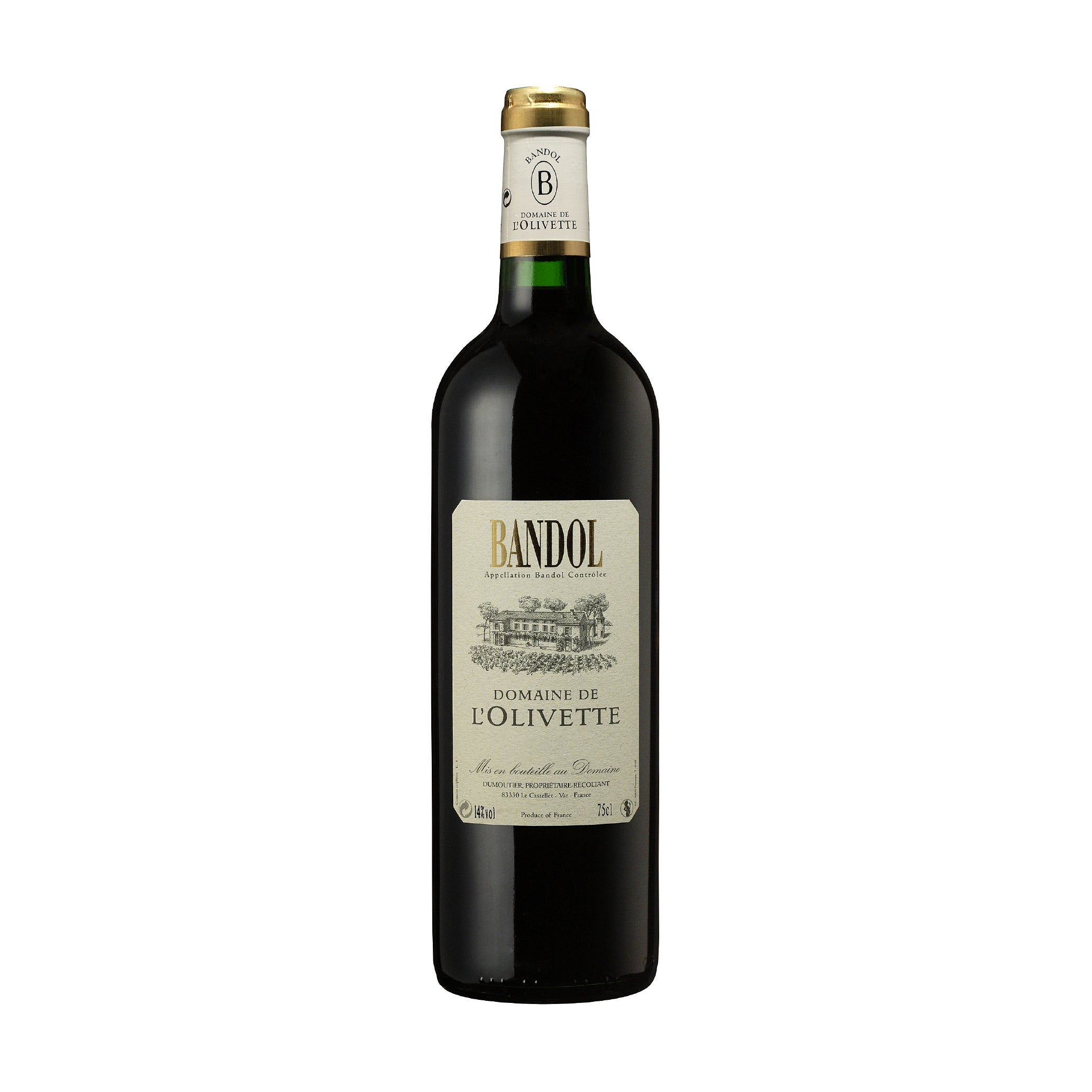 Domaine de l'Olivette Bandol France 2014