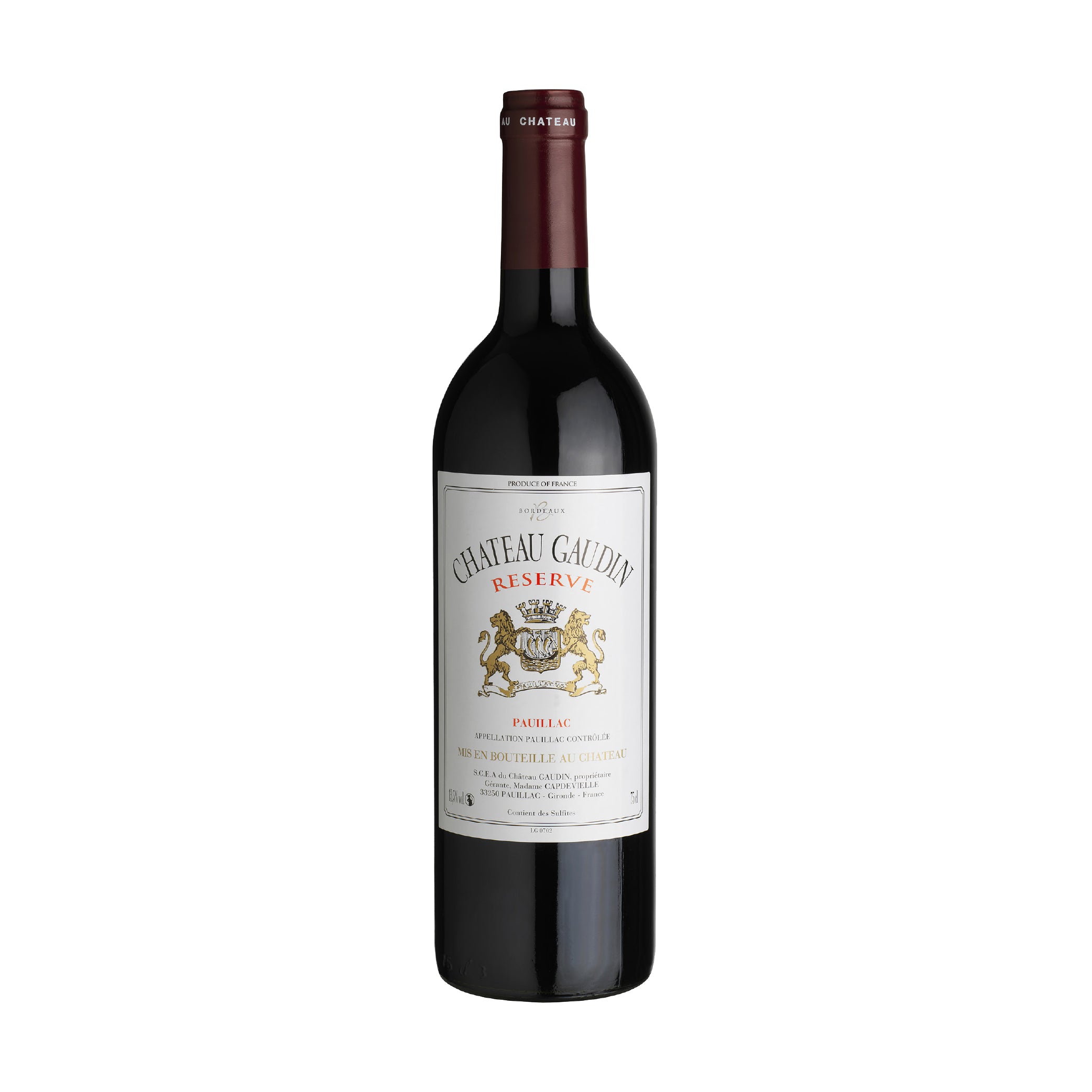 Château Gaudin Pauillac Bordeaux France 2017
