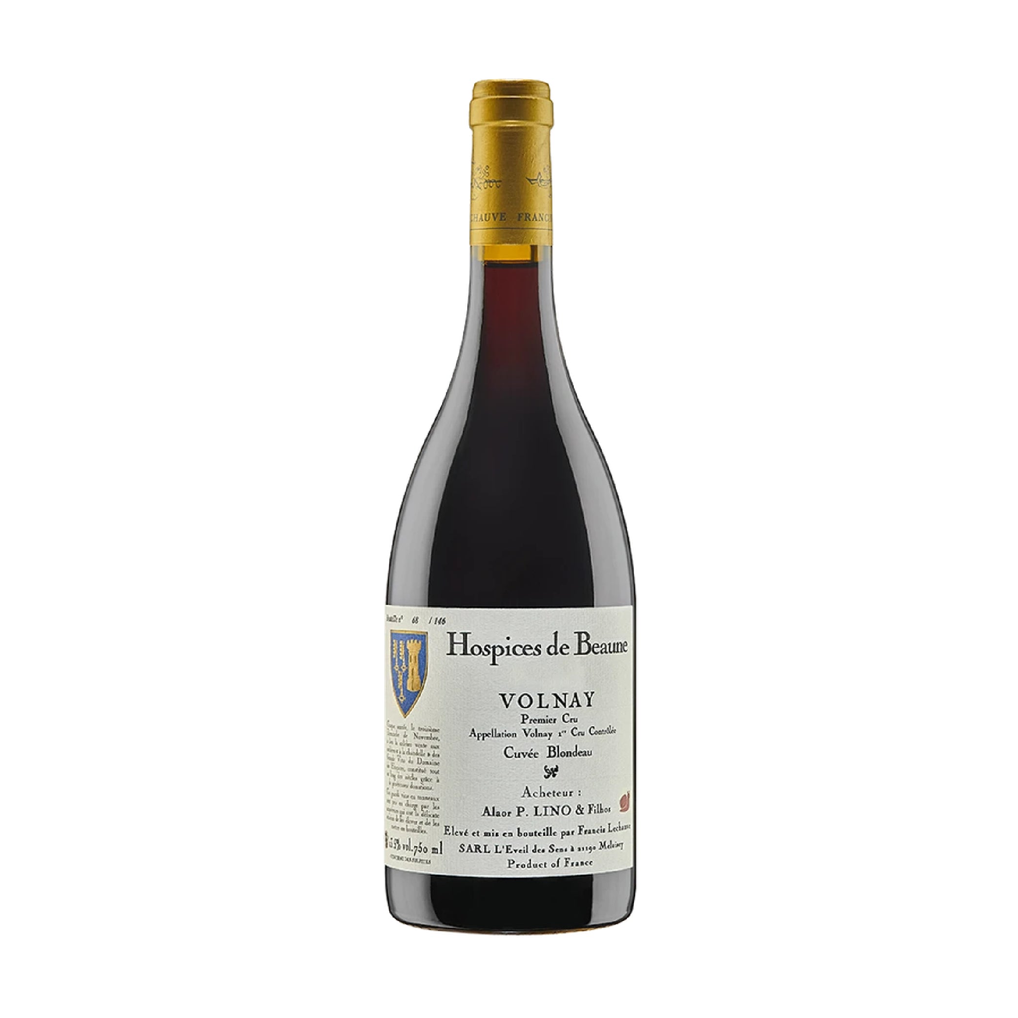 Volnay Premier Cru Cuvée Blondeau Lucien Le Moine France 2011