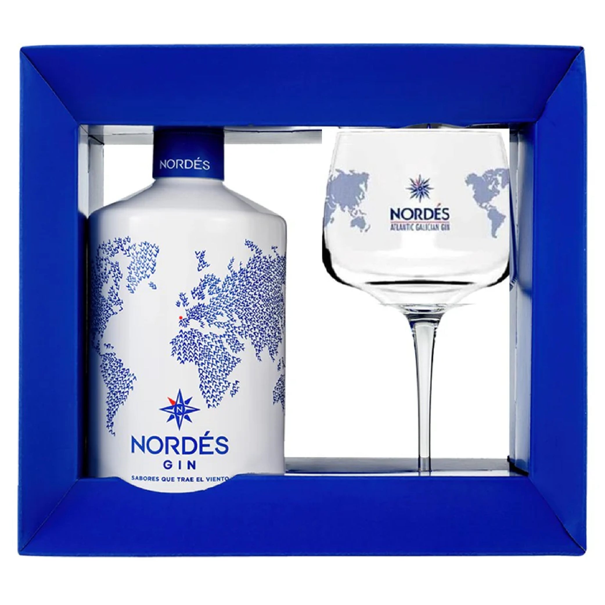 Nordés Atlantic Galician Gin 70cl + 1x FREE Glass