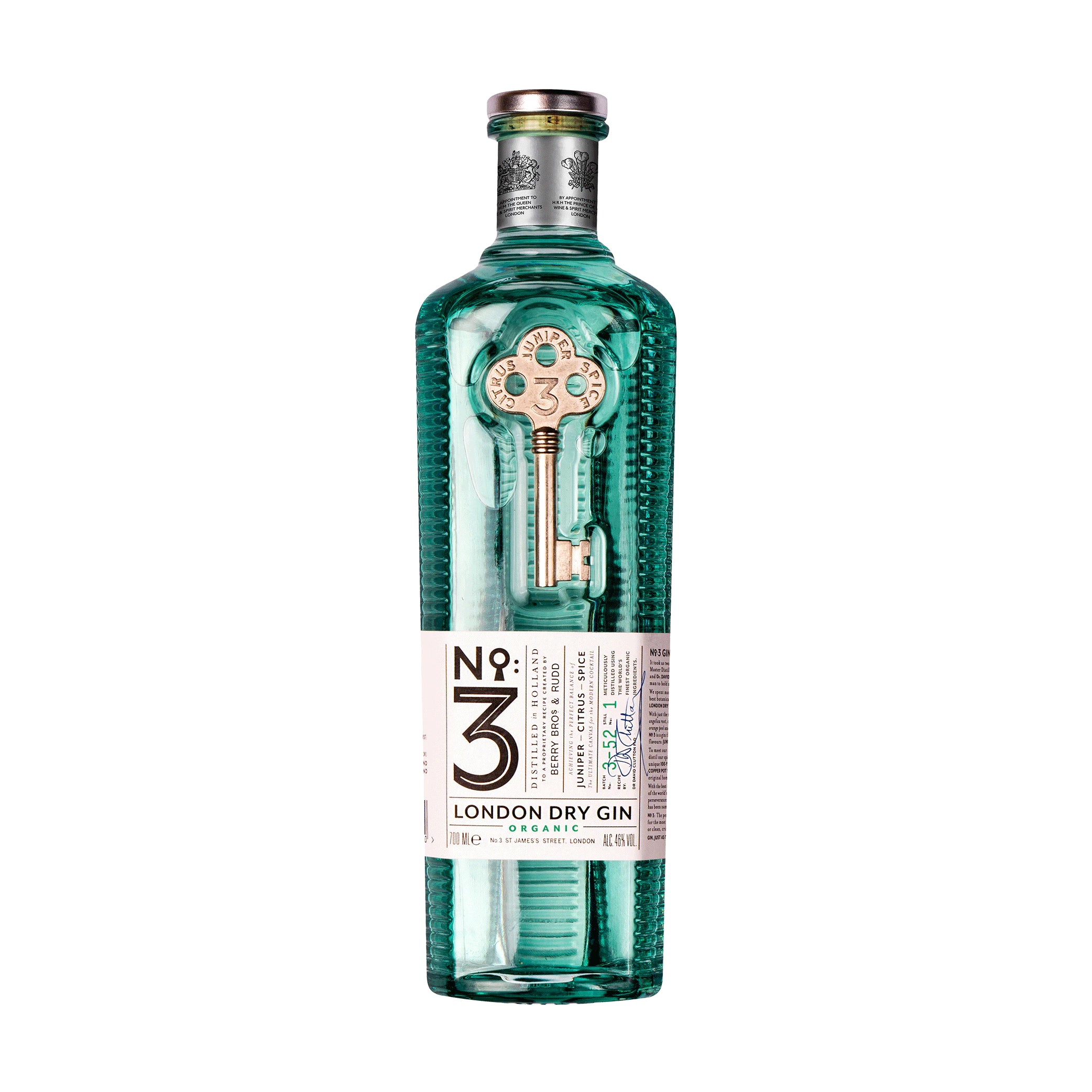 Nº3 London Dry Gin 70cl
