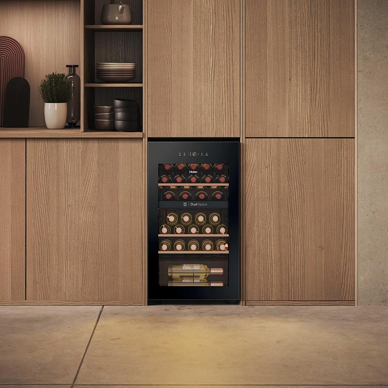 Haier 32 Bottles Dual Zone Wine Cellar