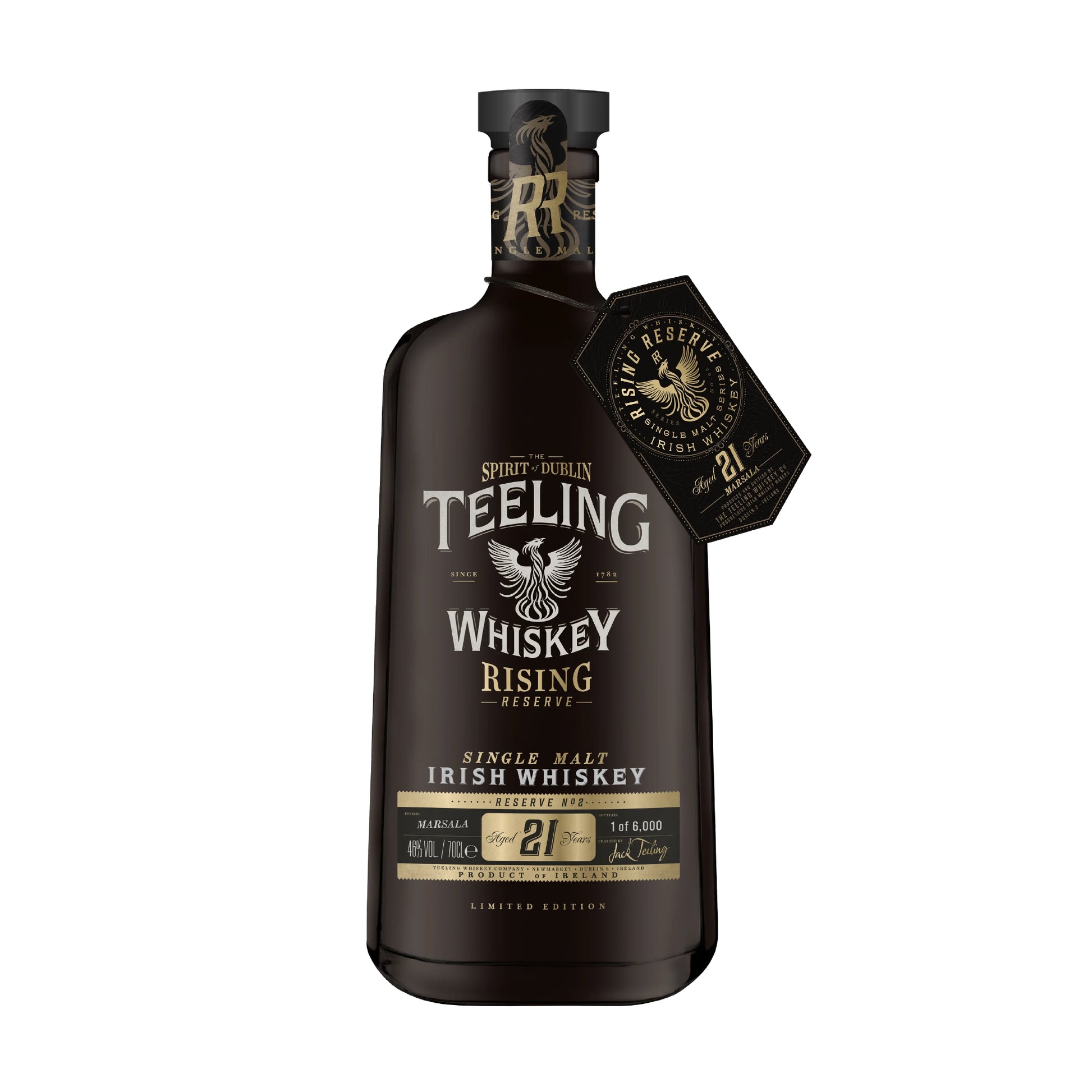 Teeling Irish Whiskey Rising Reserve Single Malt Aged 21 Years 70cl