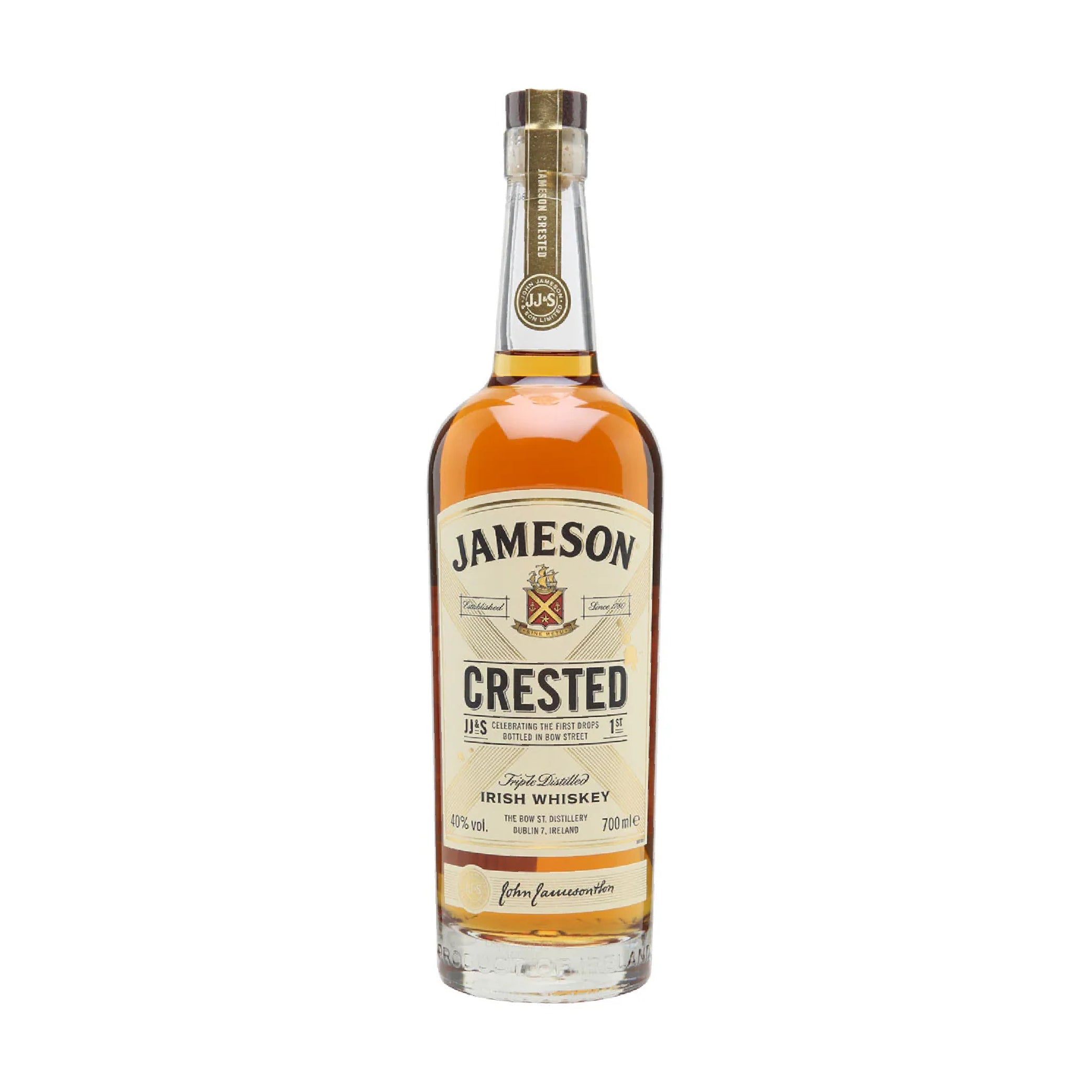 Jameson Irish Whiskey Crested 70cl