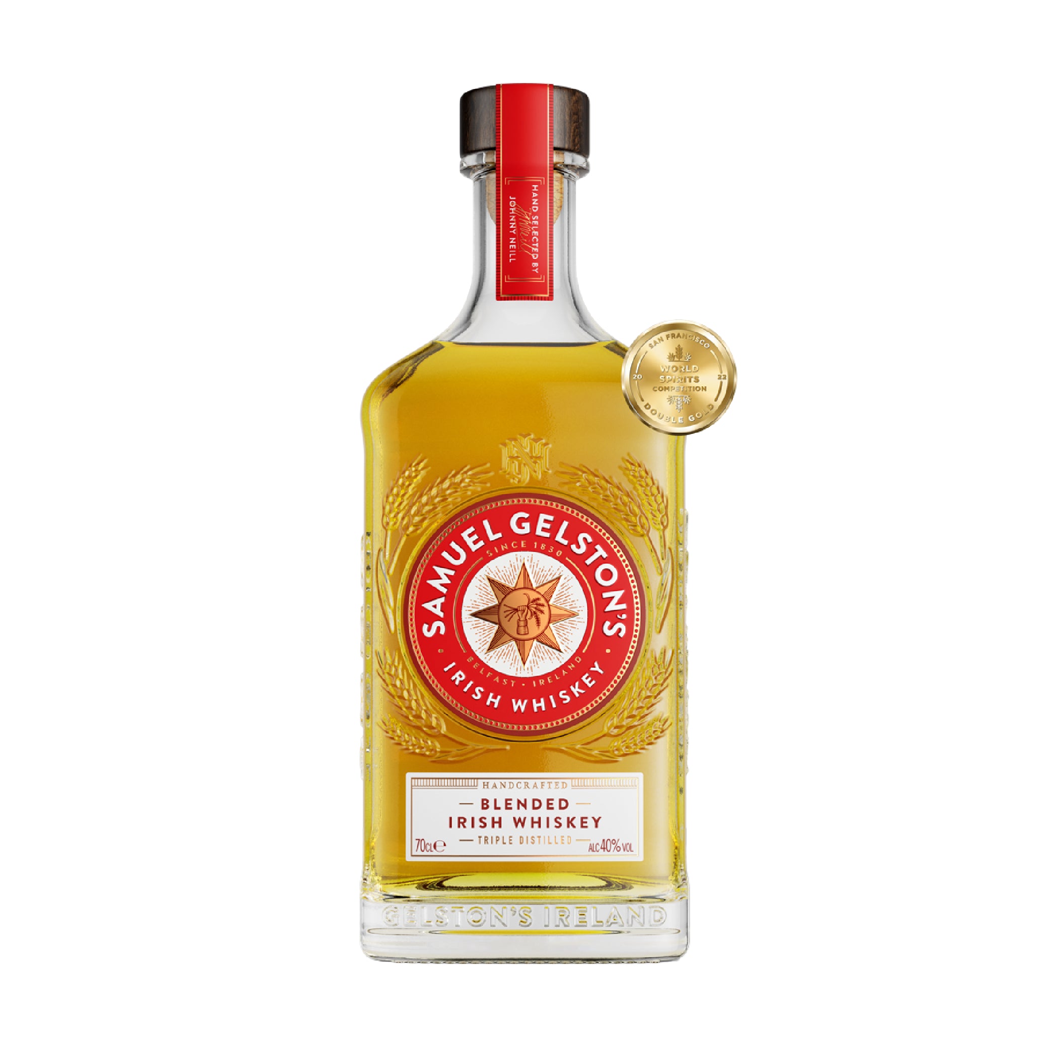 Samuel Gelston's Blended Irish Whiskey 70cl