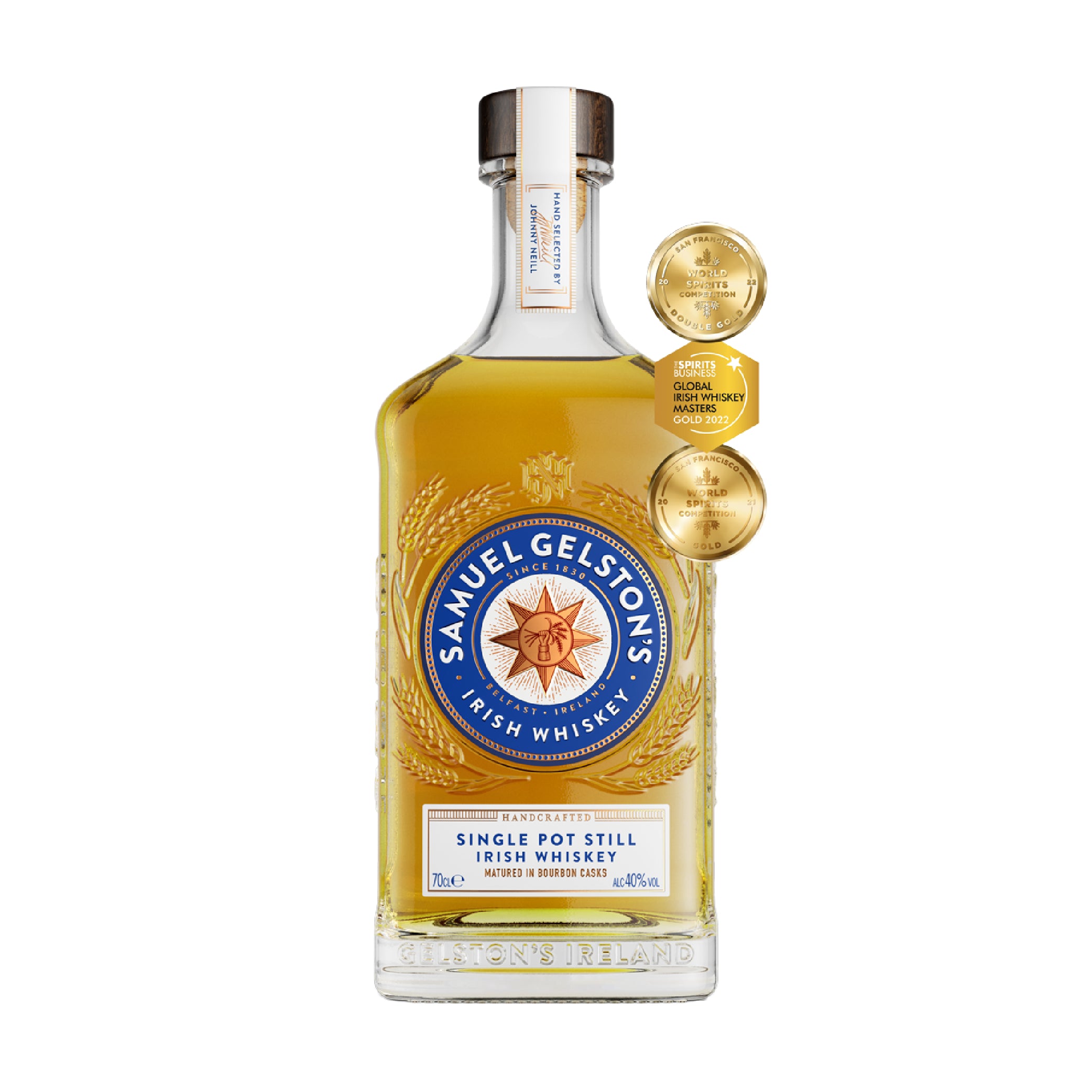 Samuel Gelston's Single Pot Still Irish Whiskey 70cl