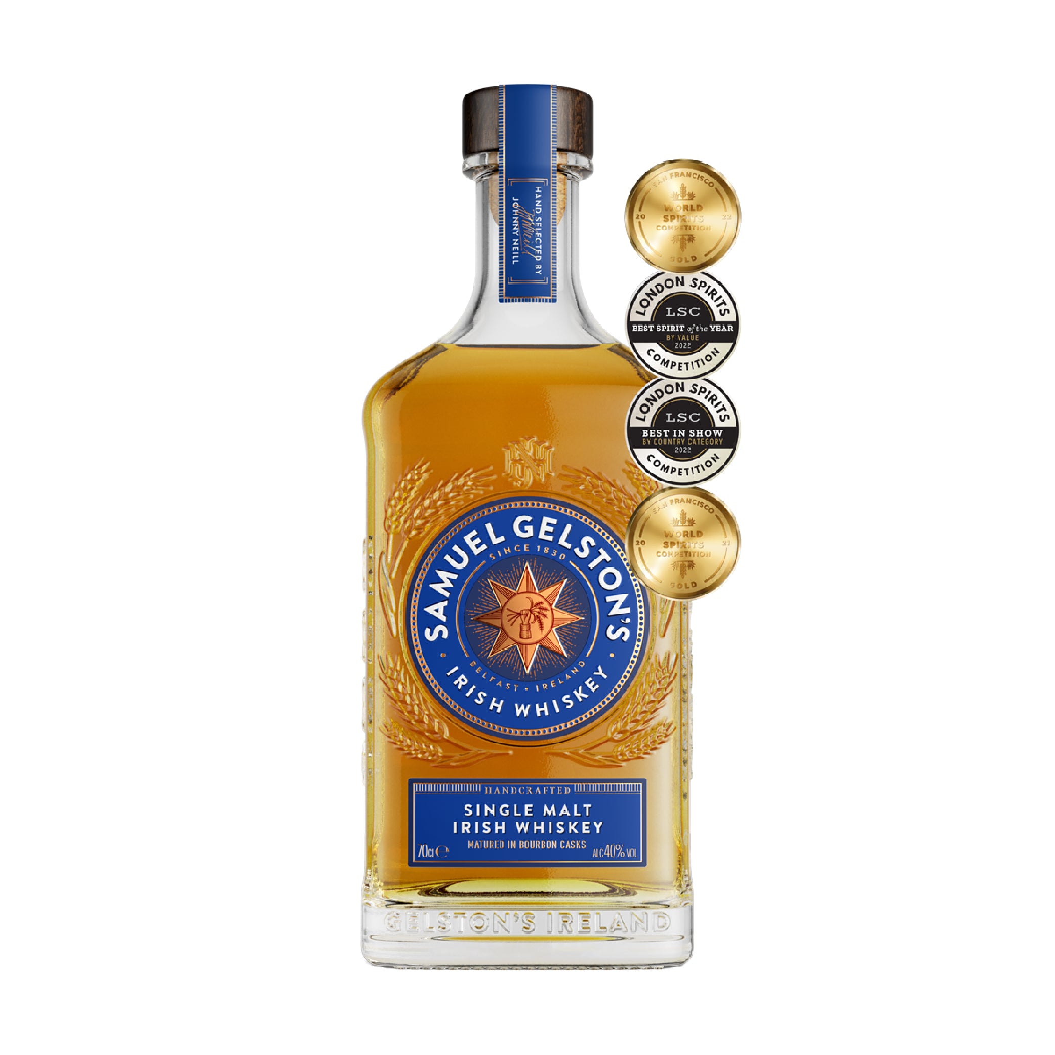 Samuel Gelston's Single Malt Irish Whiskey 70cl