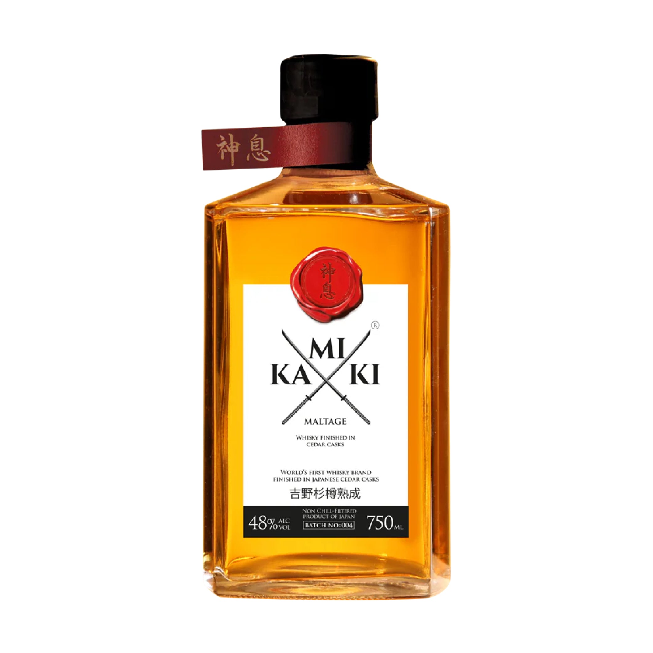 Kamiki Sakura Wood Blended Malt Japanese Whisky 50cl