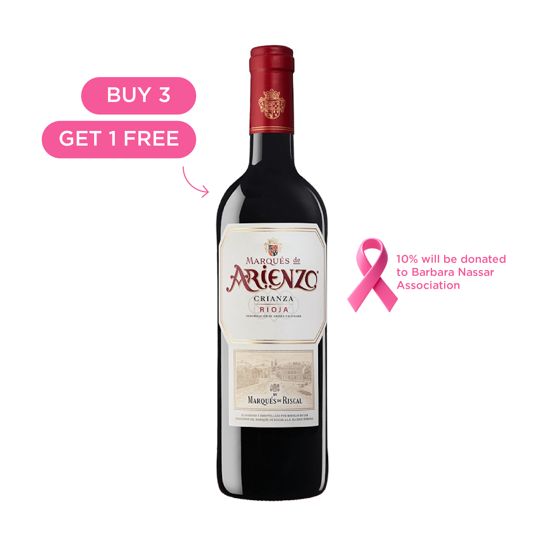 Marqués de Riscal Arienzo Crianza DOC Rioja Spain 2019
