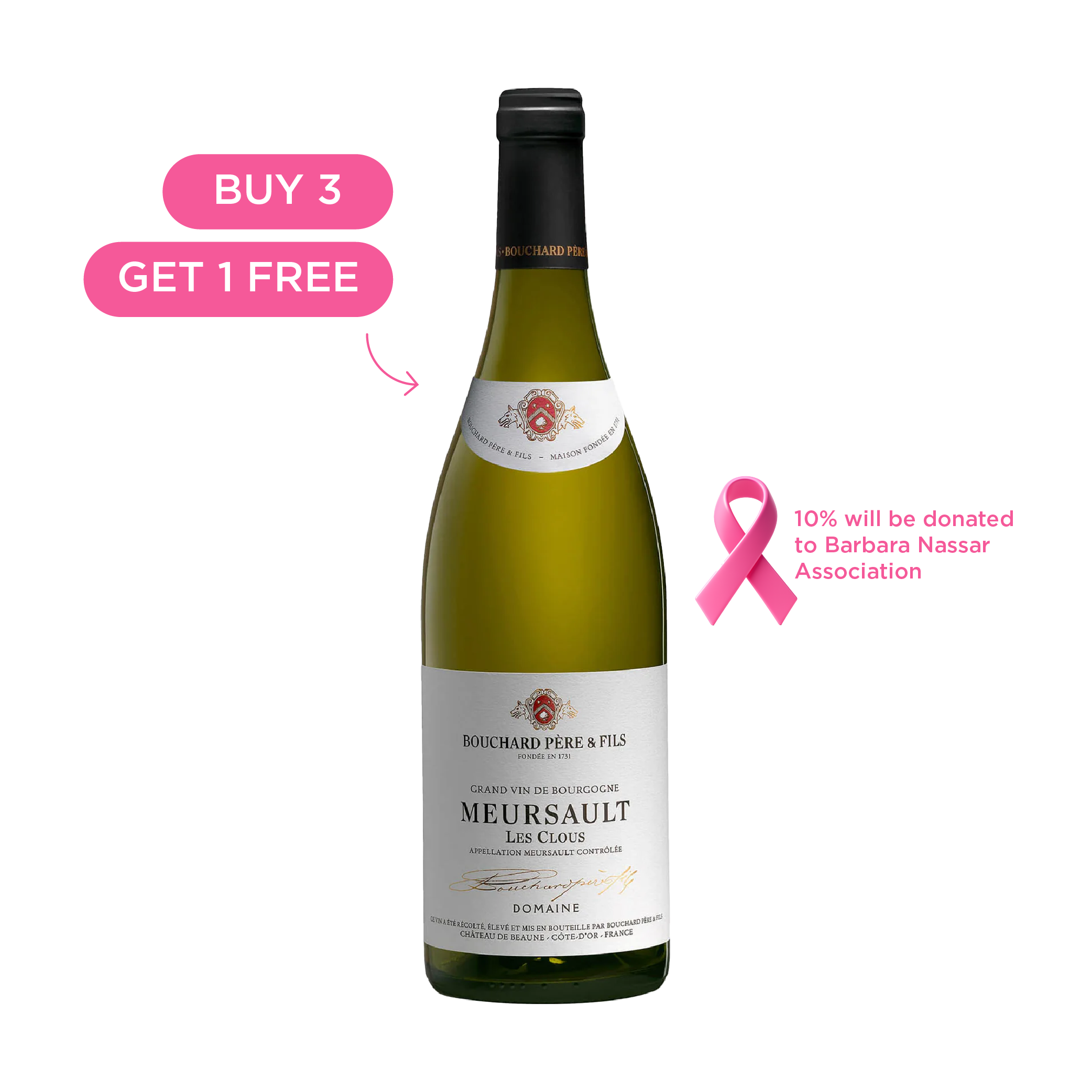 Meursault Les Clous Bouchard P & F Burgundy France 2022