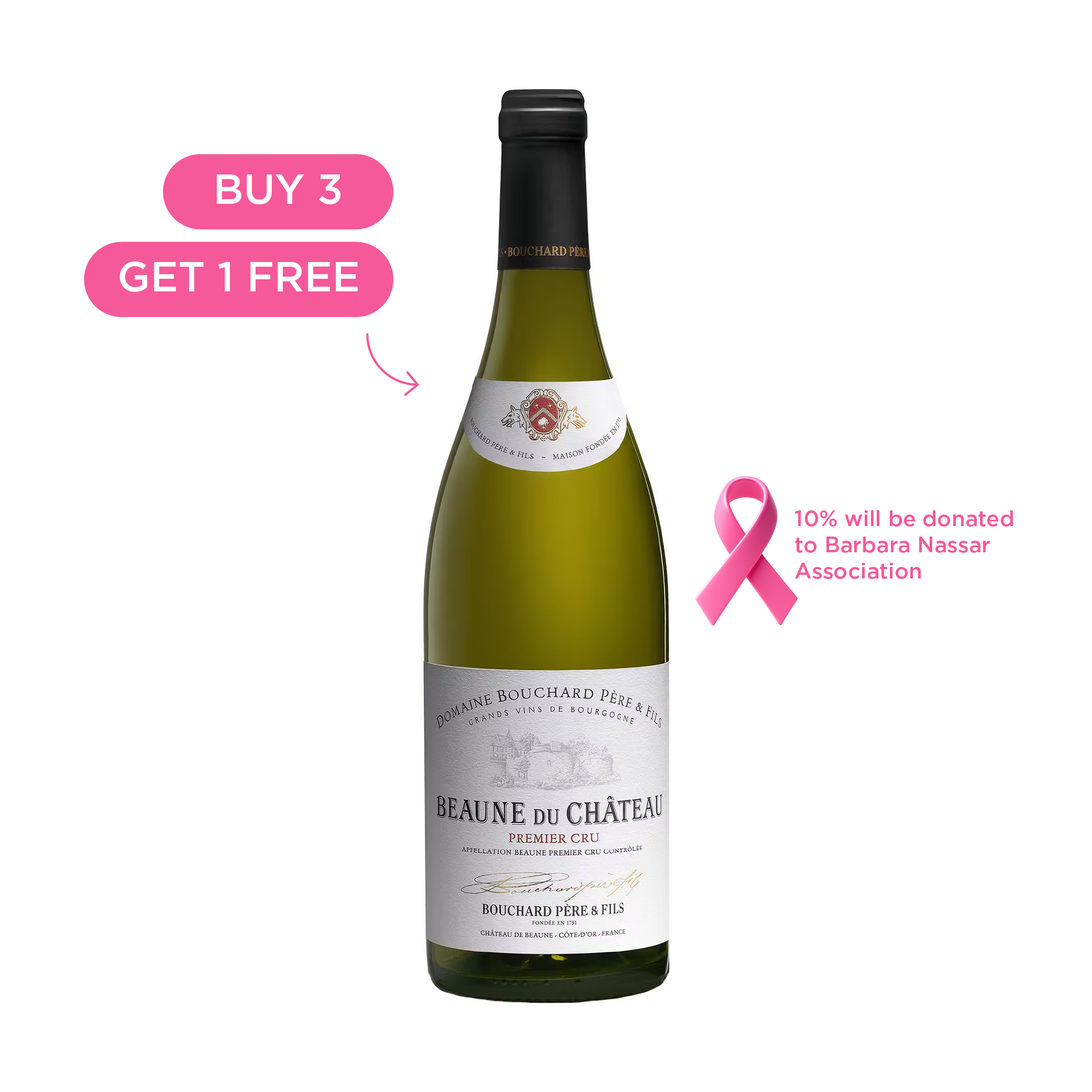 Beaune du Château White Premier Cru Bouchard P & F Burgundy France 2018