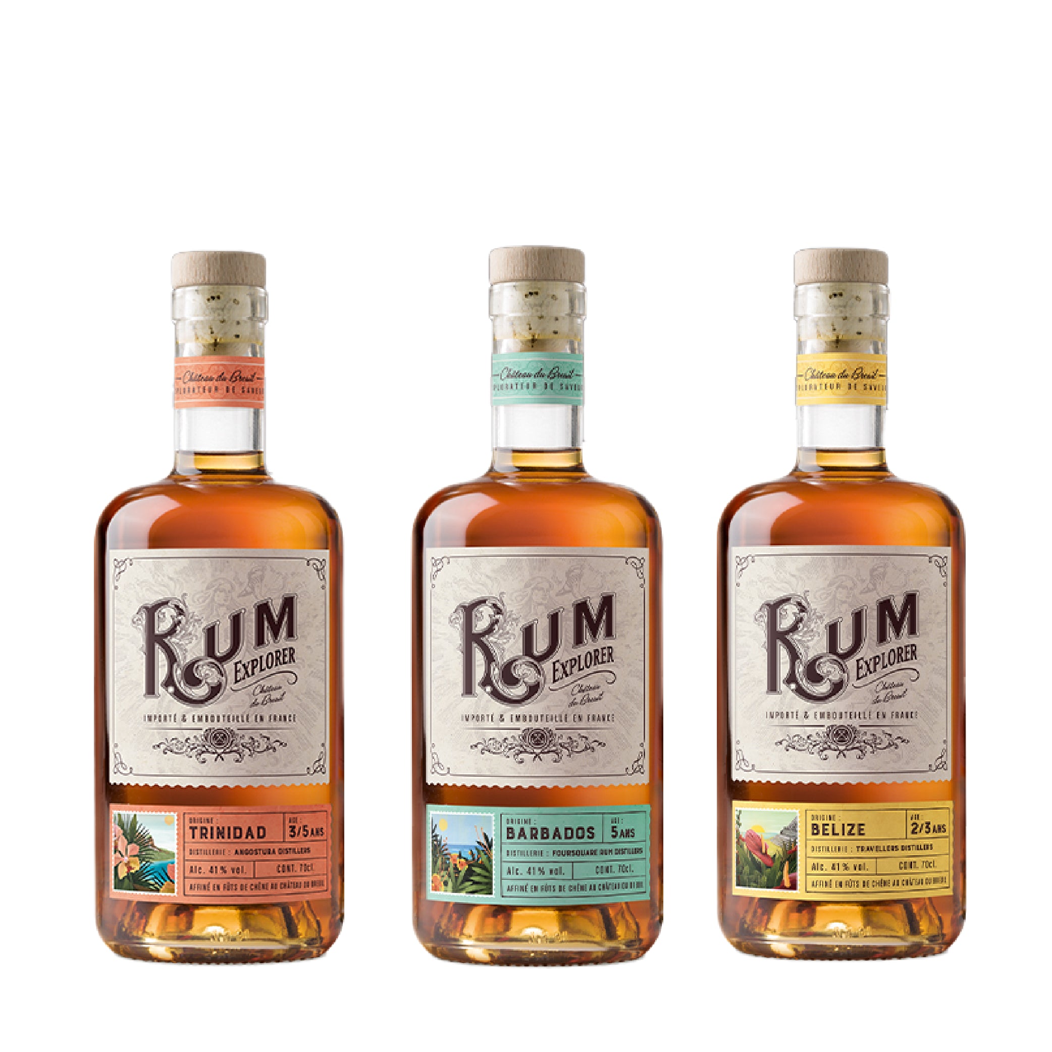 Rum Explorer Travel To The Caribbean Box 3x20cl