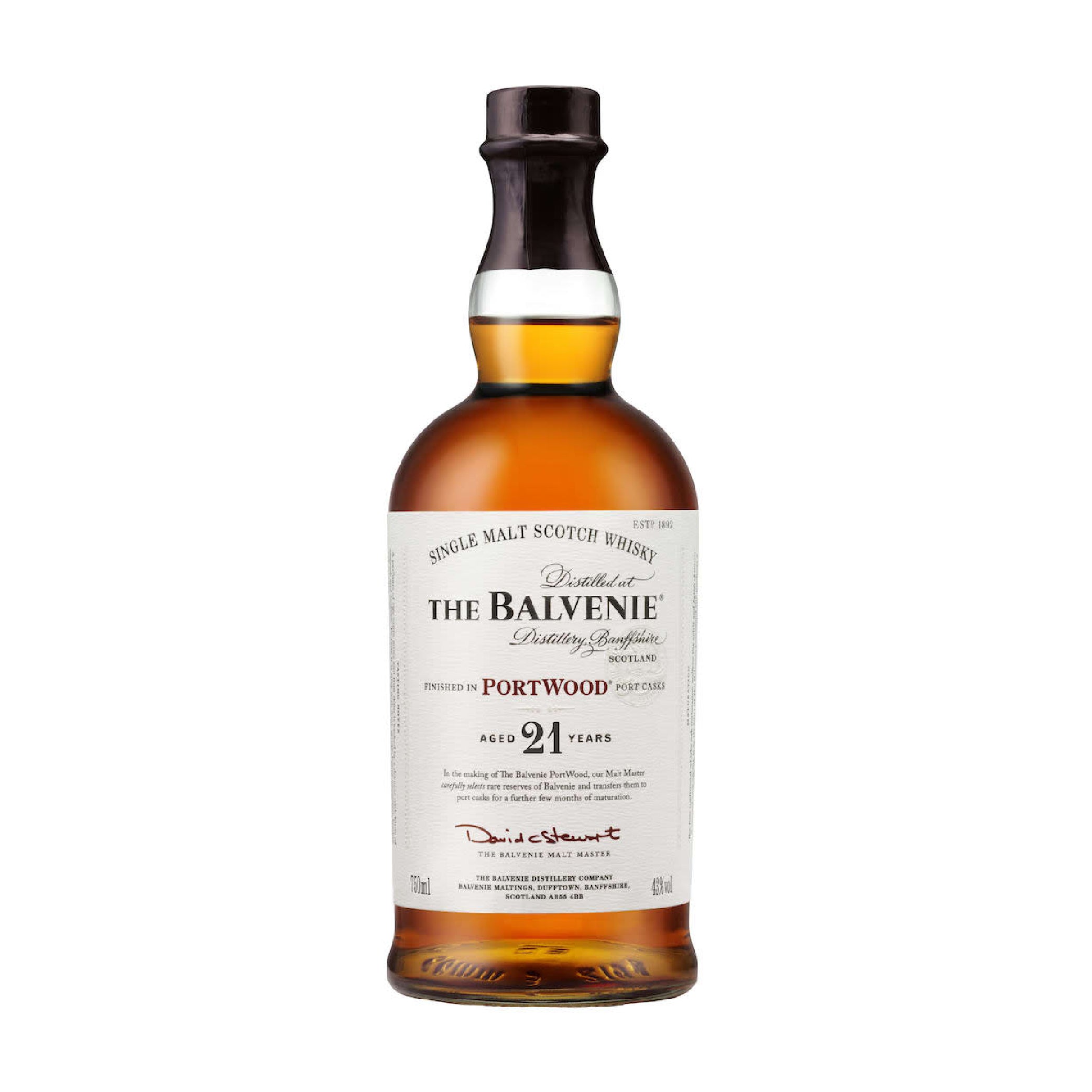The Balvenie 21 Years Old Portwood Single Malt Whisky 75cl