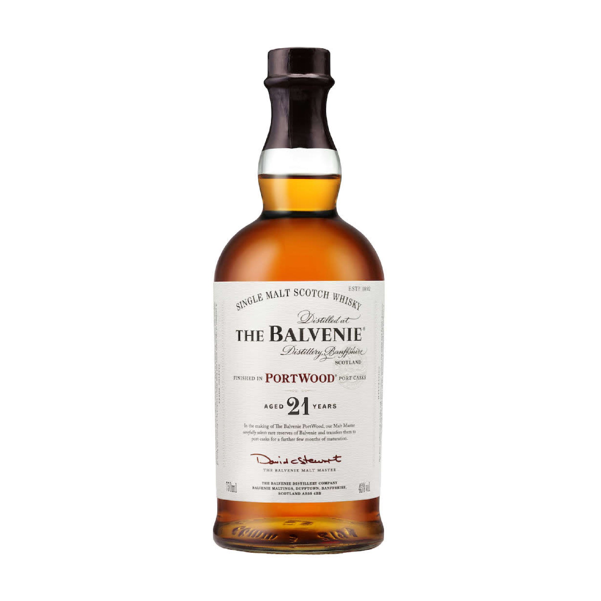 The Balvenie 21 Years Old Portwood Single Malt Whisky 75cl