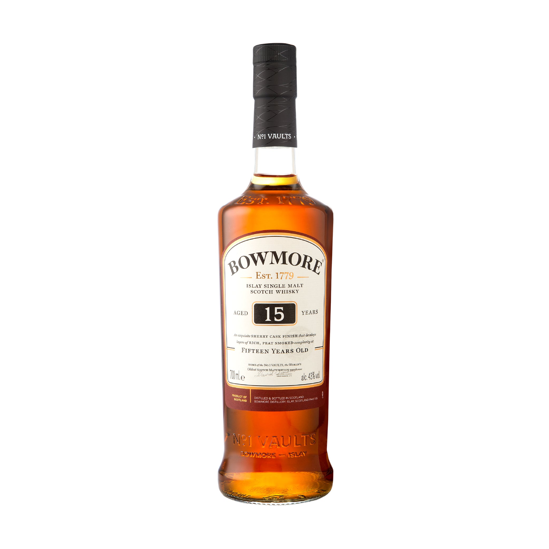Bowmore 15 Years Old Single Malt Whisky 70cl