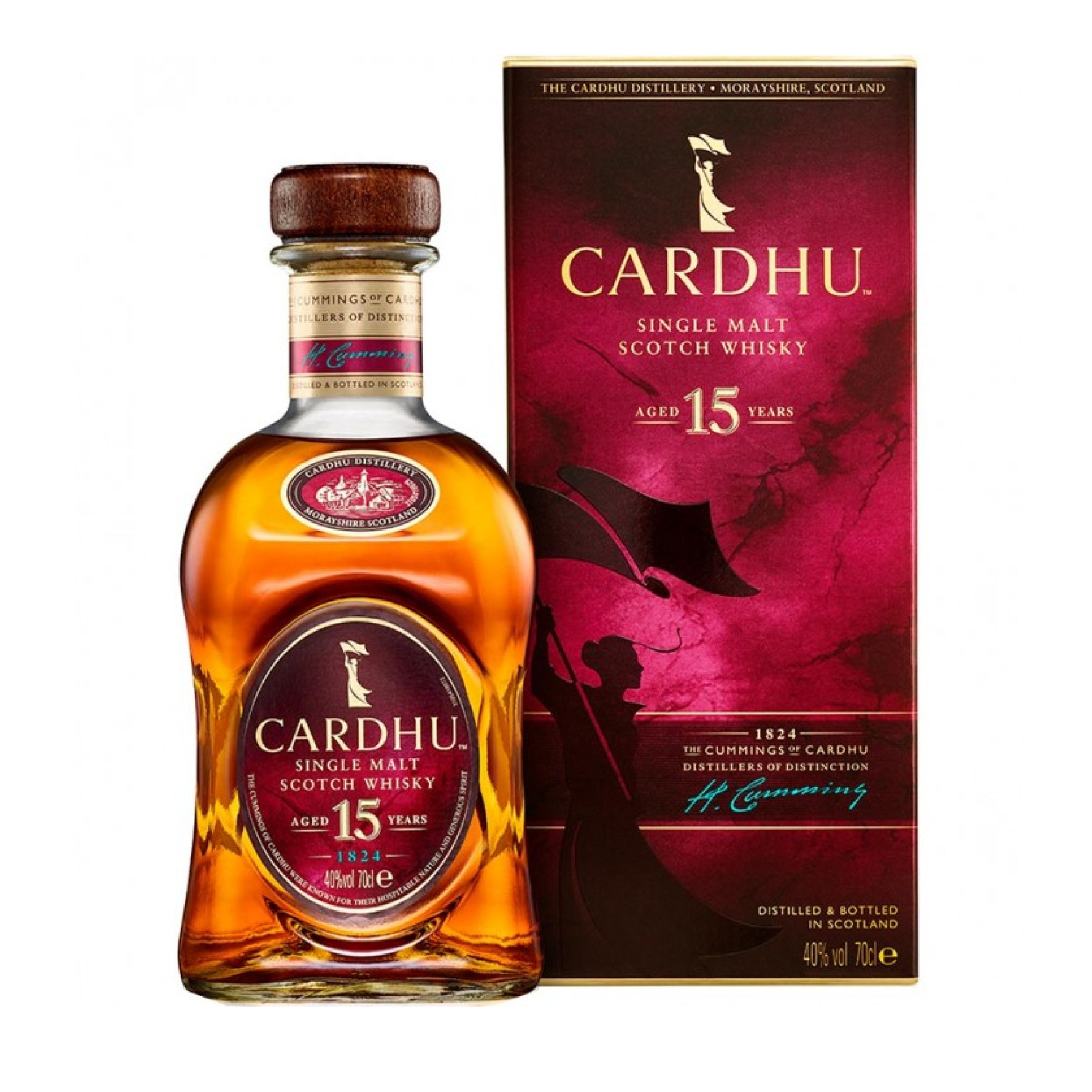 Cardhu 15 Years Aged Single Malt Whisky 70cl