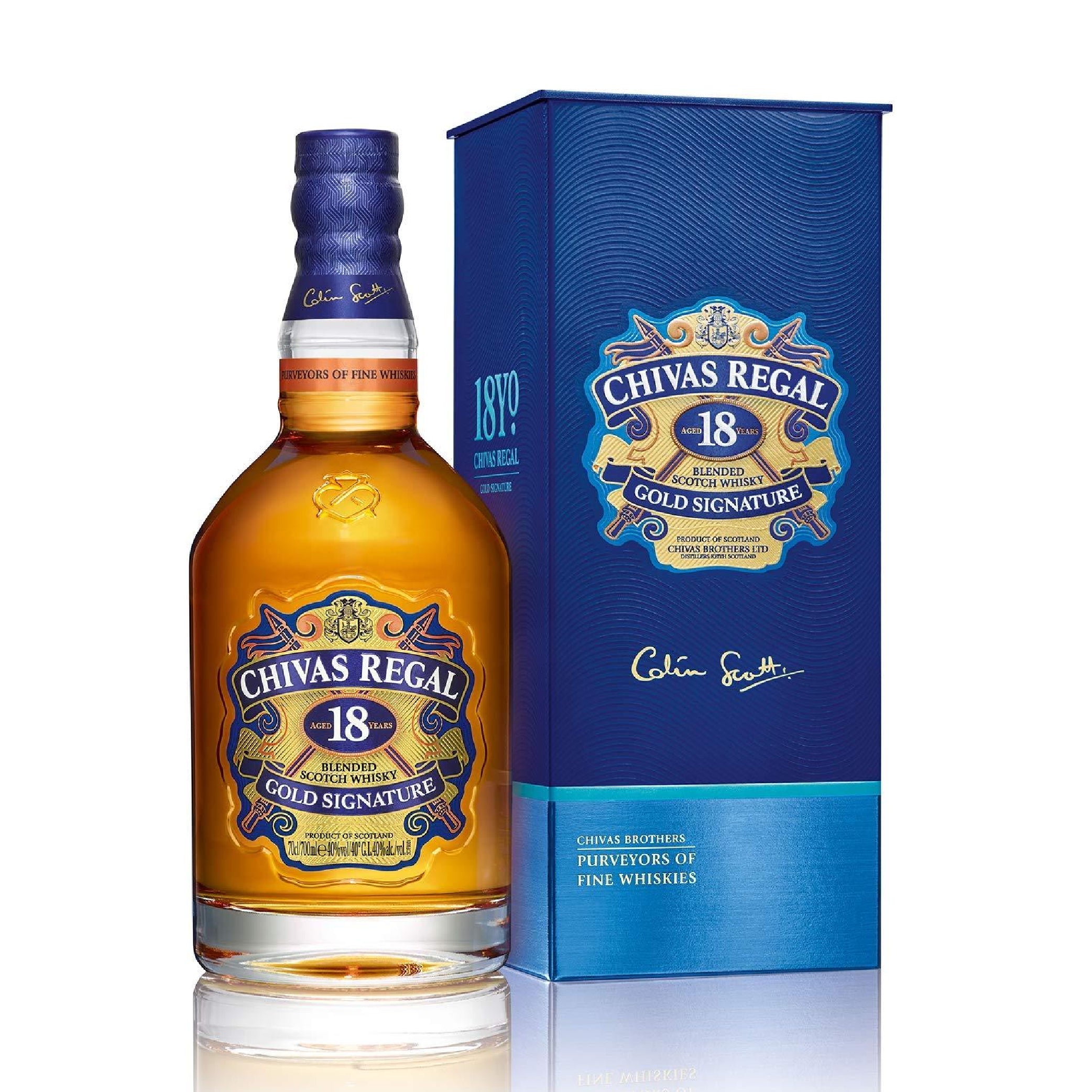 Chivas Regal 18 Years Old Blended Scotch Whisky 75cl