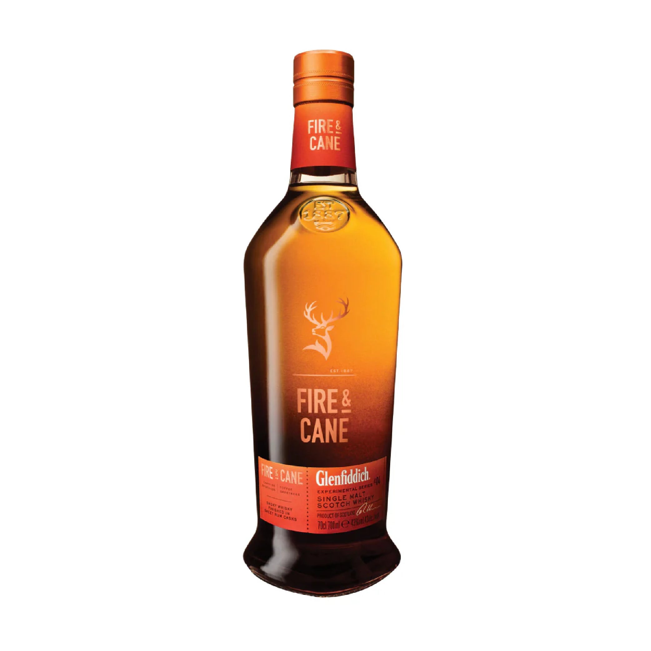 Glenfiddich Experimental Series Fire & Cane No.4 Whisky 70cl