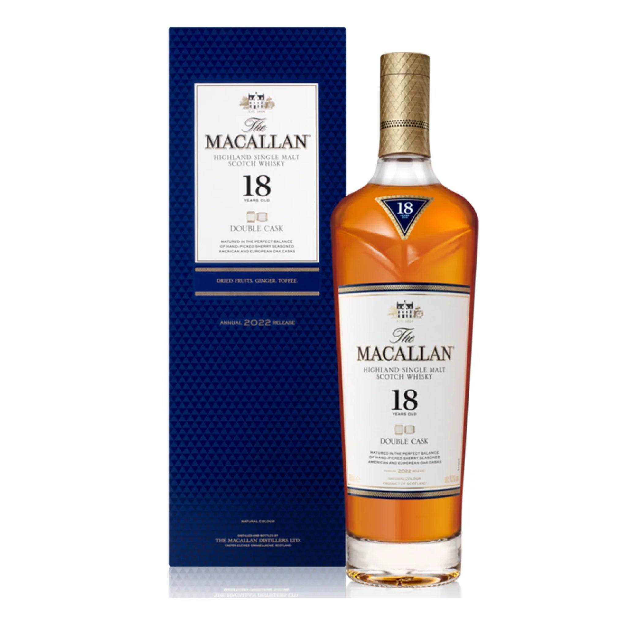 The Macallan 18 Years Old Double Cask Single Malt Scotch Whisky 70cl