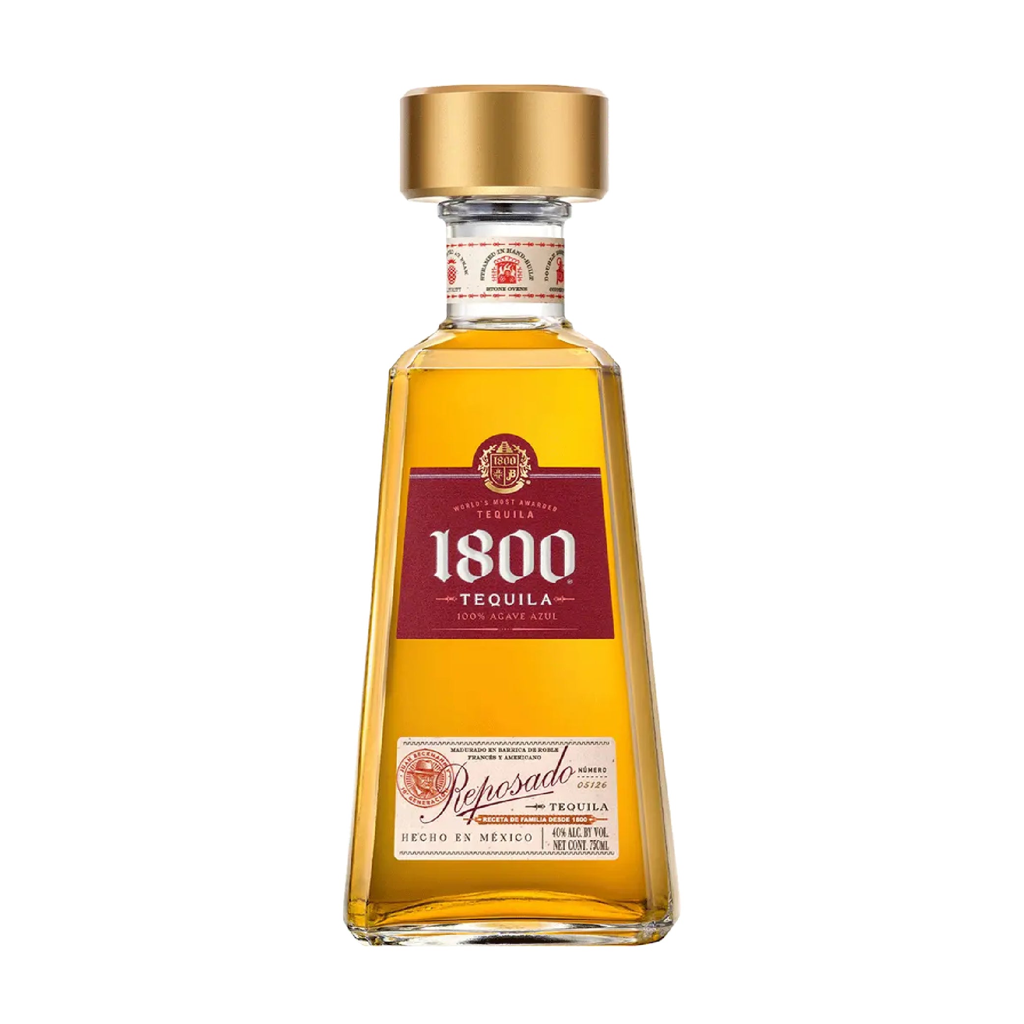 1800 Reposado Gold Tequila 70cl