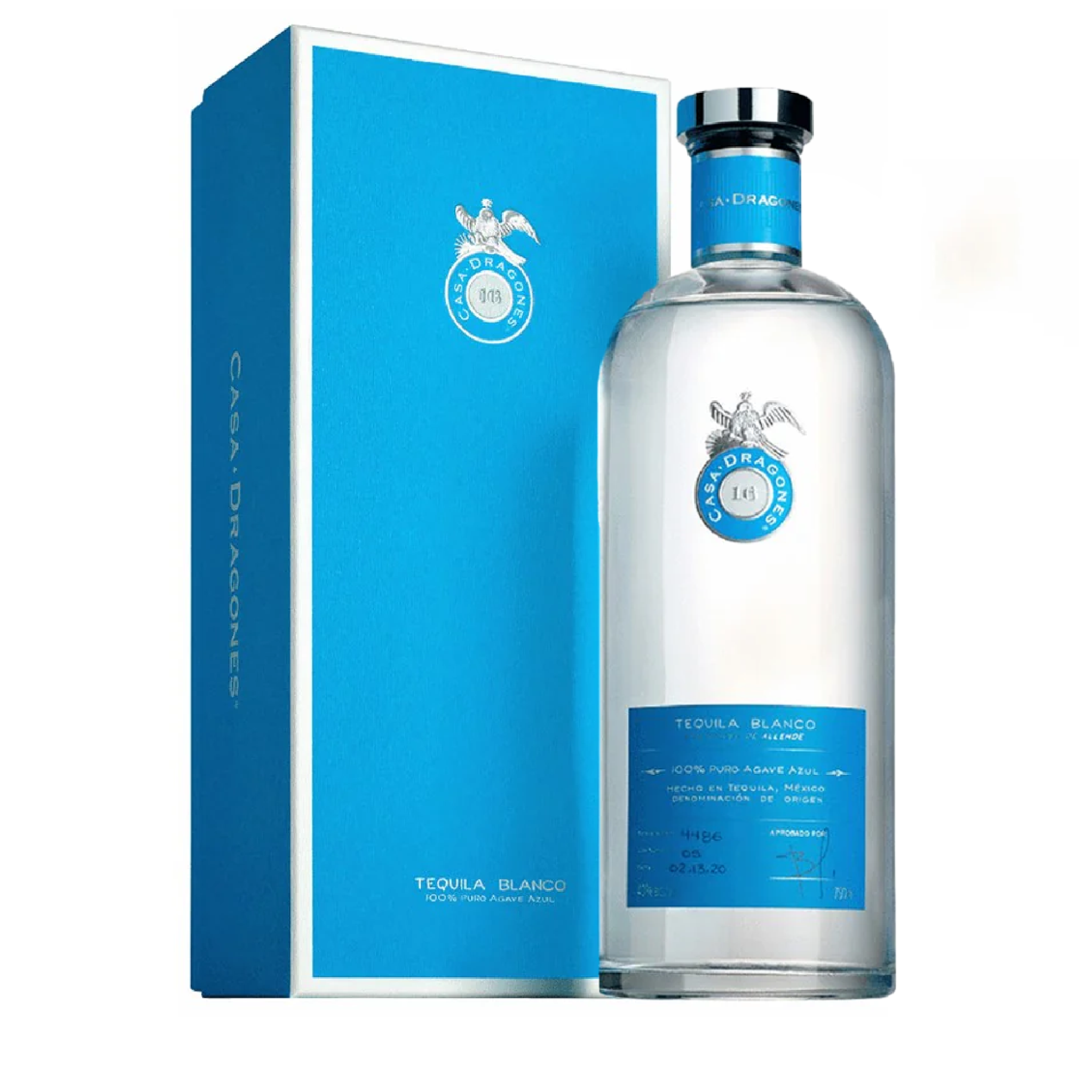 Tequila Casa Dragones Blanco Tequila 70CL