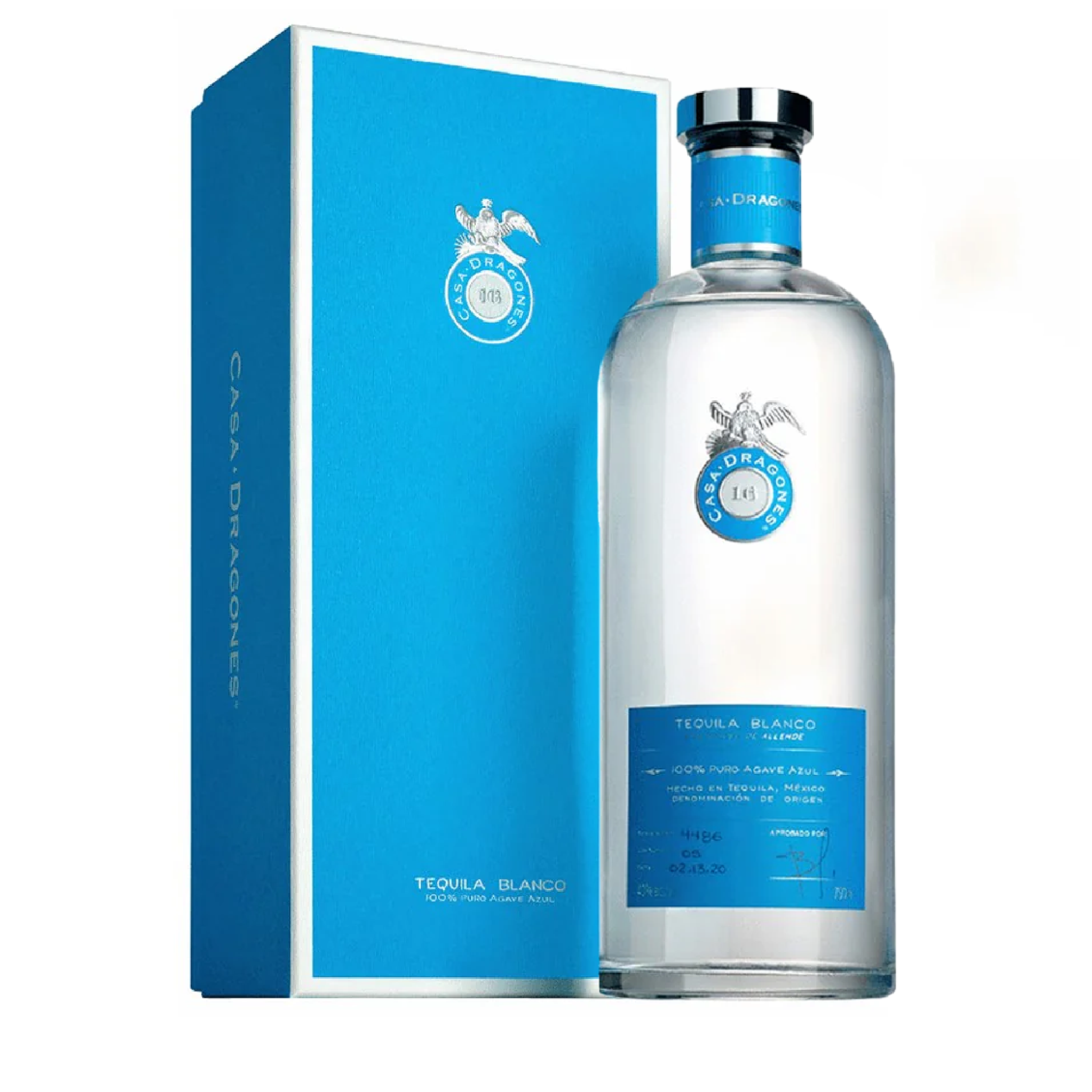 Tequila Casa Dragones Blanco Tequila 70CL