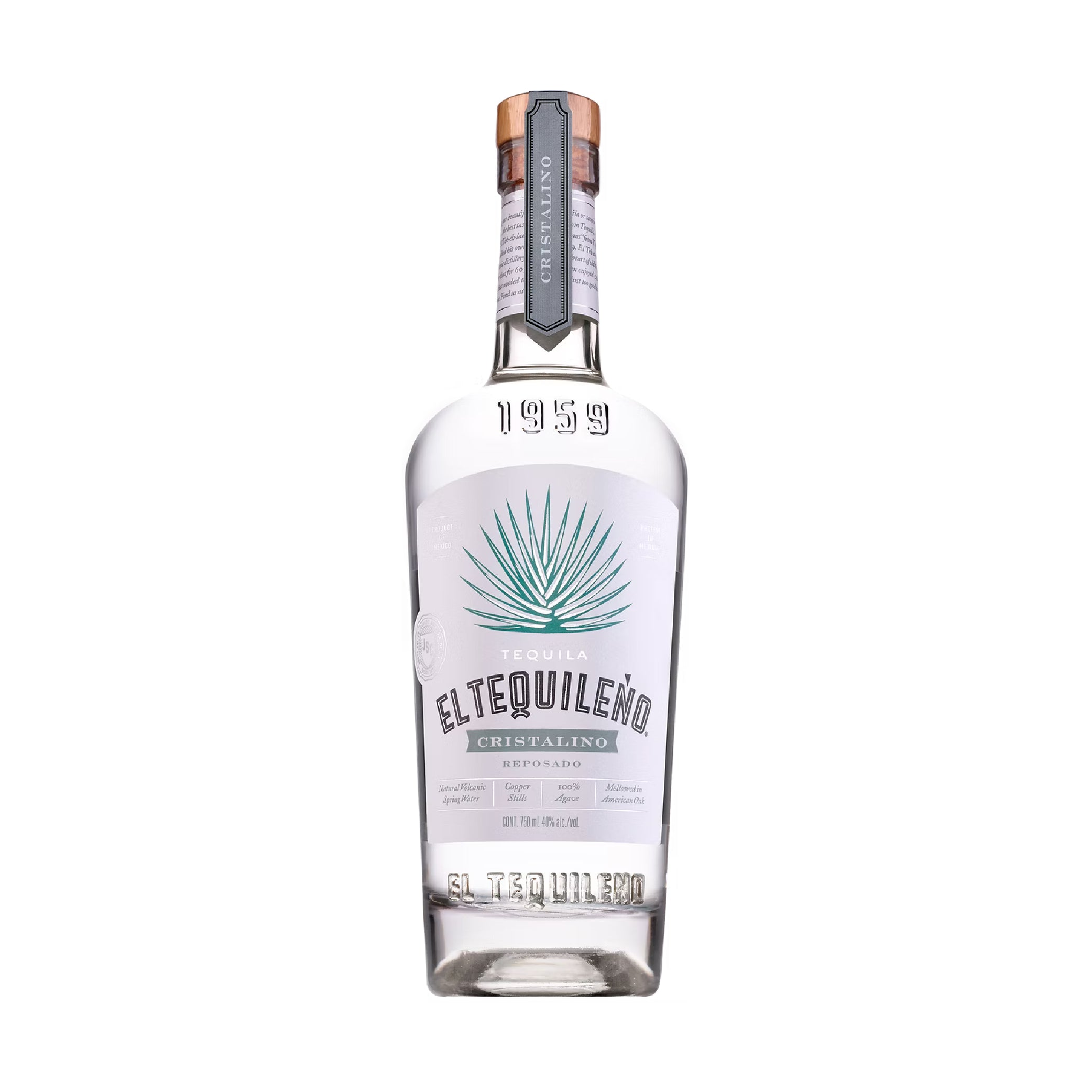 El Tequileño Cristalino Tequila 75cl