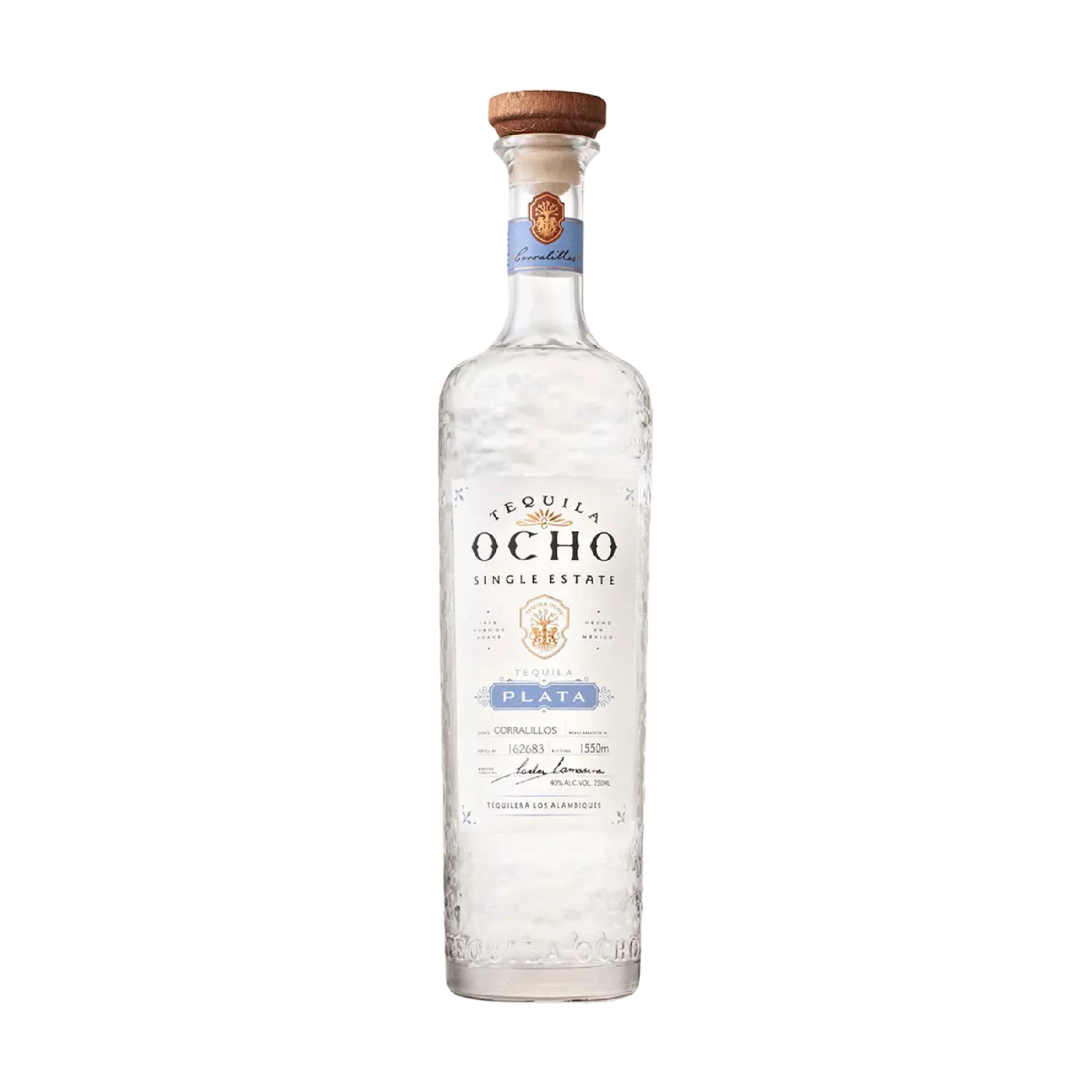 Tequila Ocho Plata 75cl