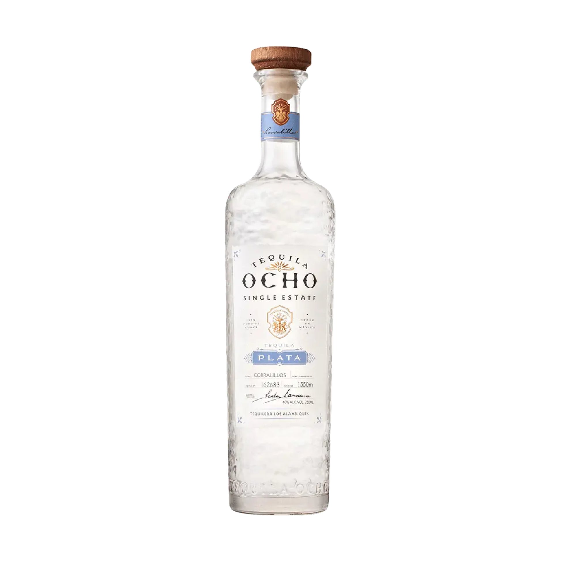 Tequila Ocho Plata 75cl