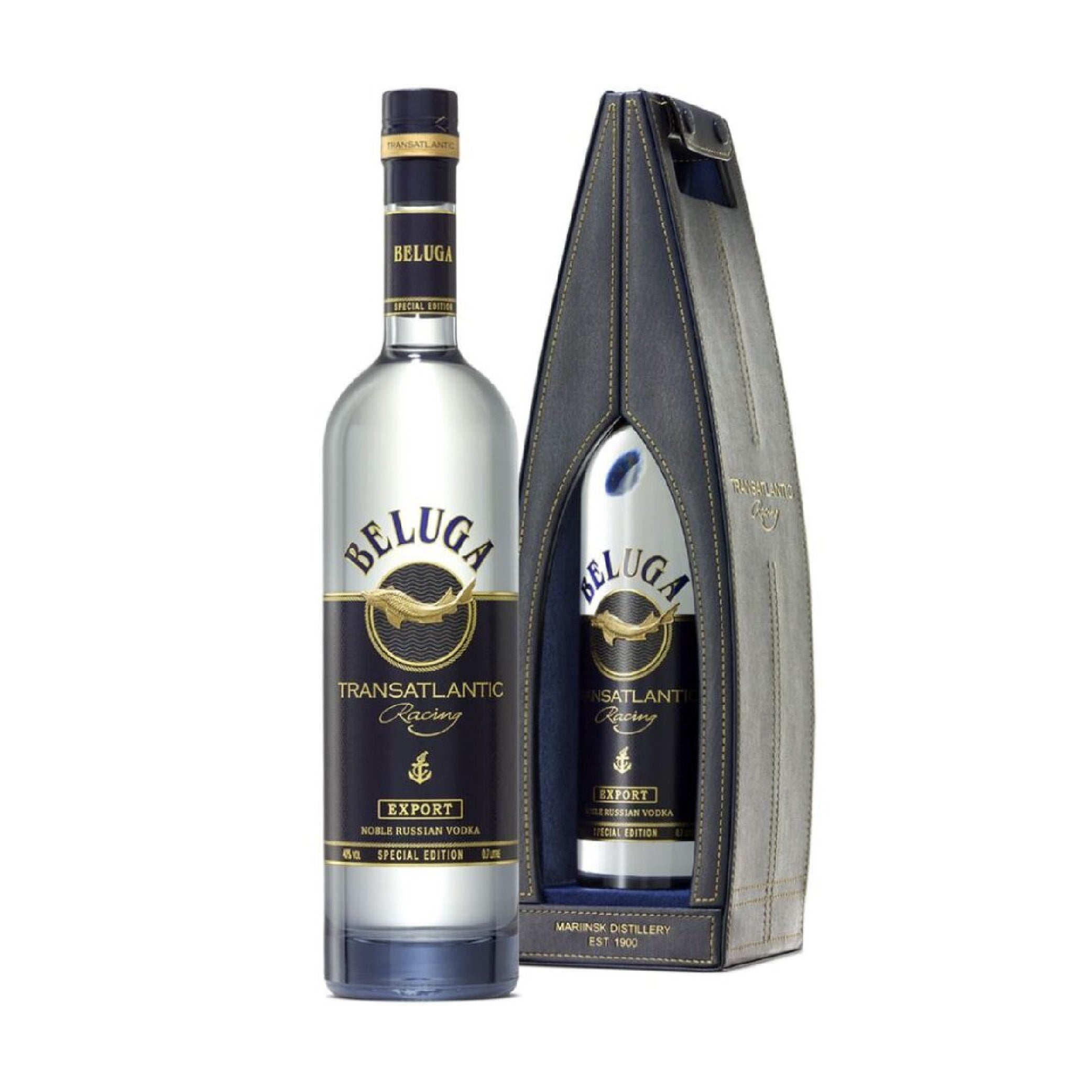 Beluga Transatlantic Racing Special Edition Vodka 70cl + Leather Gift Box