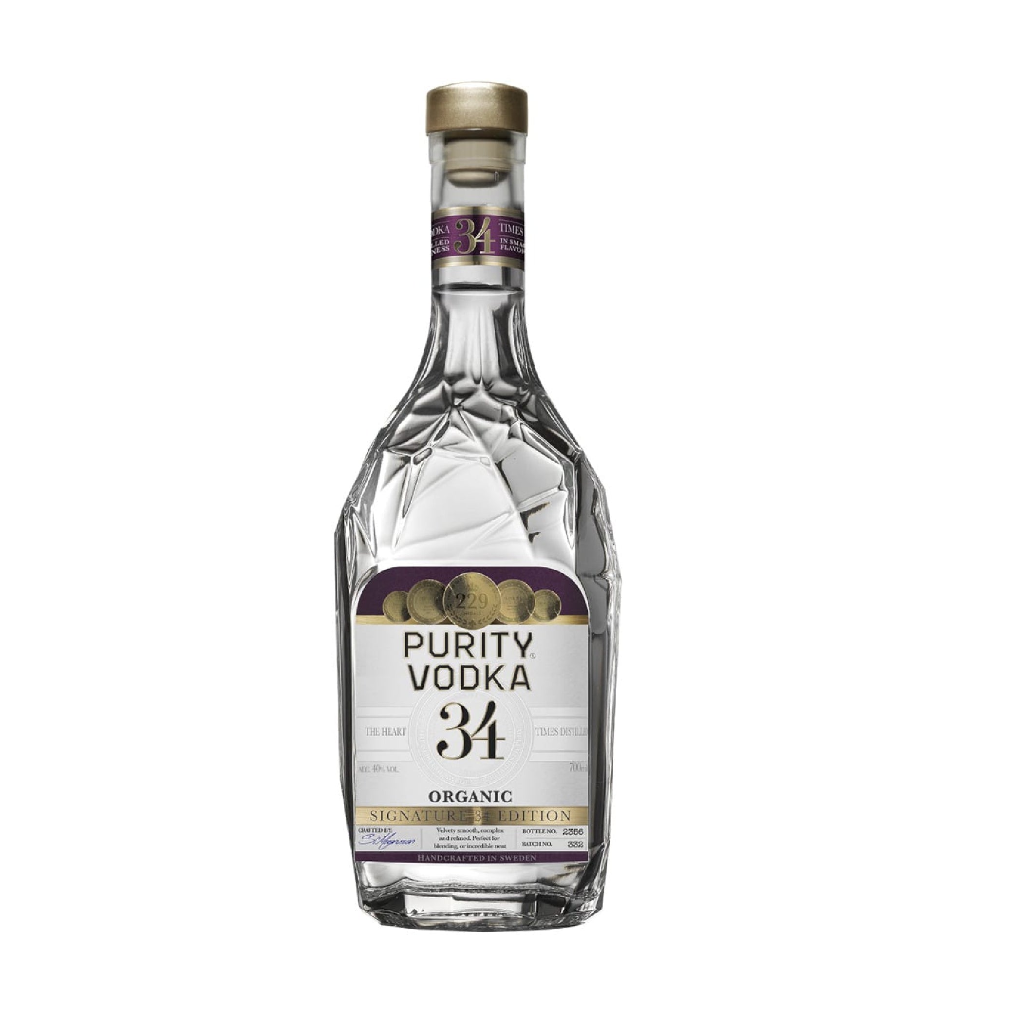 Purity Signature 34 Edition Organic Vodka 75cl