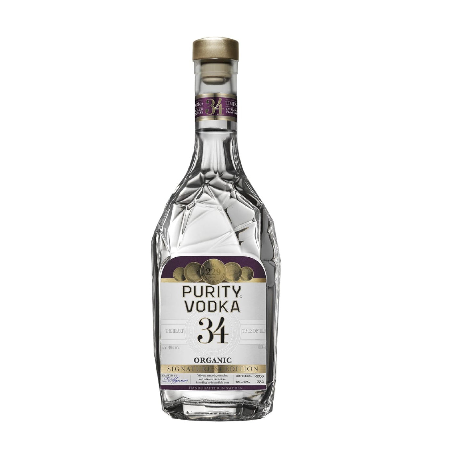 Purity Signature 34 Edition Organic Vodka 75cl