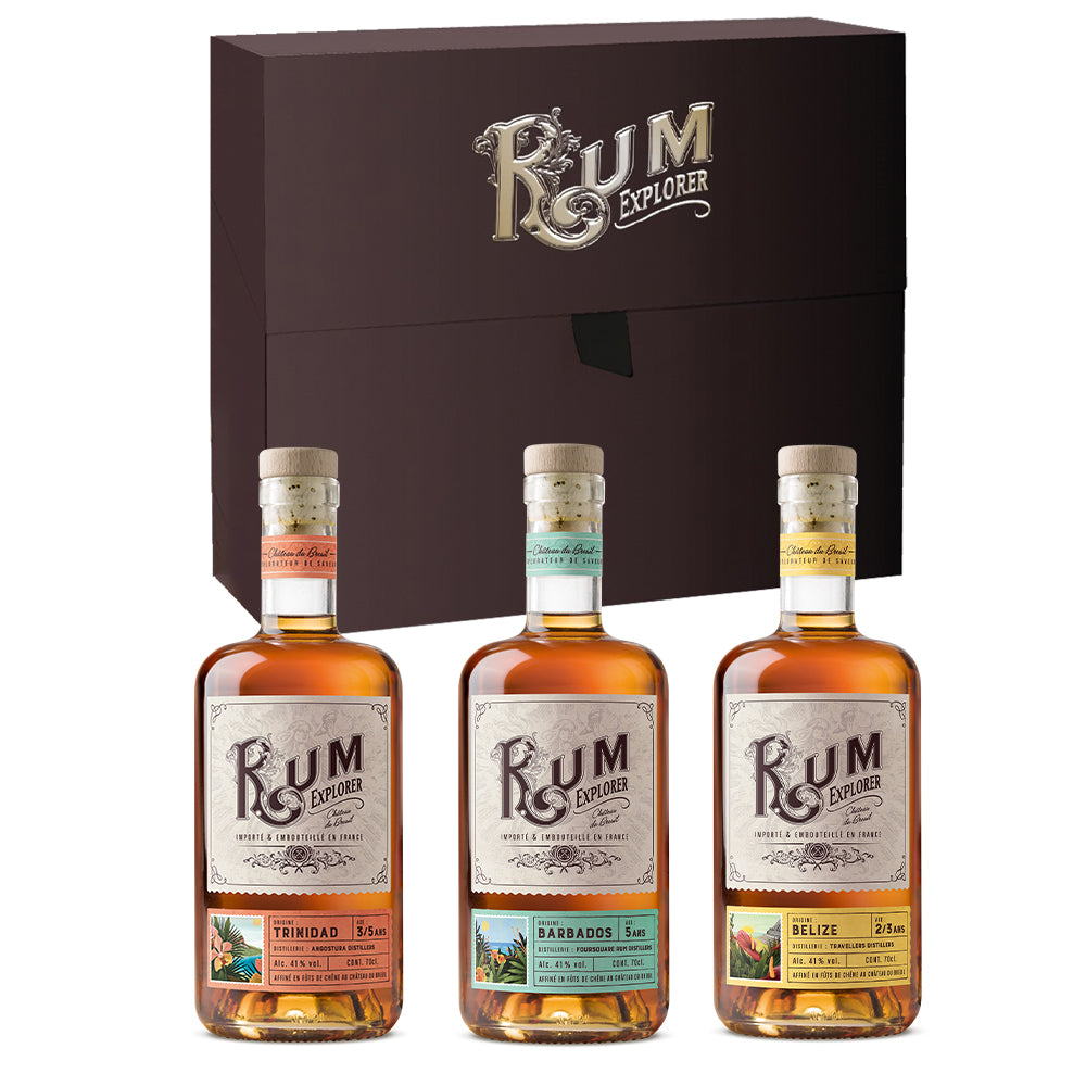 Rum Explorer Travel To The Caribbean Box 3x20cl